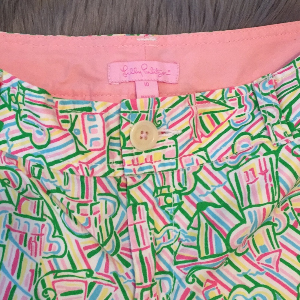 LILLY PULITZER - scalloped shorts multicolored